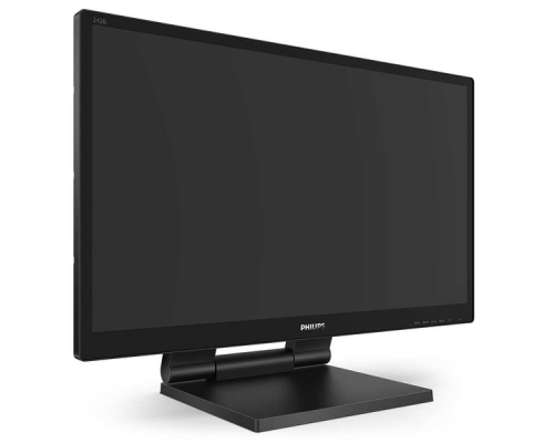 Монитор LCD 23.8'' [16:9] 1920х1080(FHD) IPS, GLARE, TOUCH, 250cd/m2, H178°/V178°, 1000:1, 50M:1, 16.7M, 5ms, VGA, DVI, HDMI, DP, USB-Hub, Height adj, Tilt, Speakers, 3Y, Black