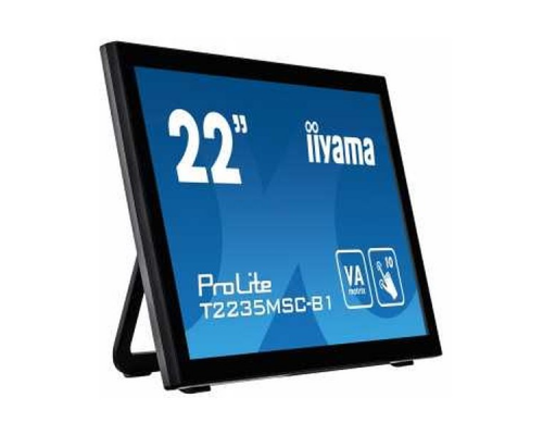 Монитор LCD 21.5'' [16:9] 1920х1080(FHD) VA, GLARE, TOUCH, 60 Гц, 250cd/m2, H176°/V176°, 3000:1, 12M:1, 16.7M, 6ms, VGA, DVI, HDMI, DP, Tilt, Speakers, 3Y, Black