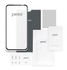 Защитное стекло PERO Full Glue для Realme 6 Pro, черное                                                                                                                                                                                                   