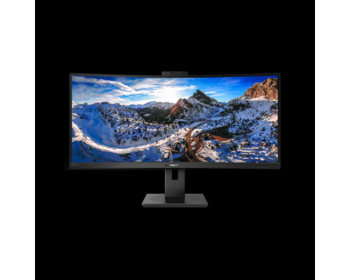 Монитор LCD 34'' [21:9] 3440x1440(UWQHD) VA, Curved, nonGLARE, 500 cd/m?, H178°/V178°, 3000:1, 80M:1, 16.7M, 4ms, HDMI, DP, USB-Hub, Height adj, Tilt, Swivel, Speakers, 3Y, Black