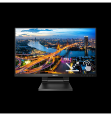 Монитор LCD 21.5'' [16:9] 1920х1080(FHD) IPS, nonGLARE, TOUCH, 250cd/m2, H178°/V178°, 1000:1, 50M:1, 16,7 миллионов цветов, 4ms, VGA, DVI, 1,4, 1,2, USB-Hub, Height adj, Tilt, Speakers, 2Y, Black                                                       