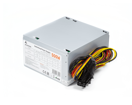 Блок питания Accesstyle 500W12 (500W, ATX, 12cm fan, 20+4pins,1 x 4-pin P4 ,2 x SATA ,2 x IDE ,power cord, PFC)