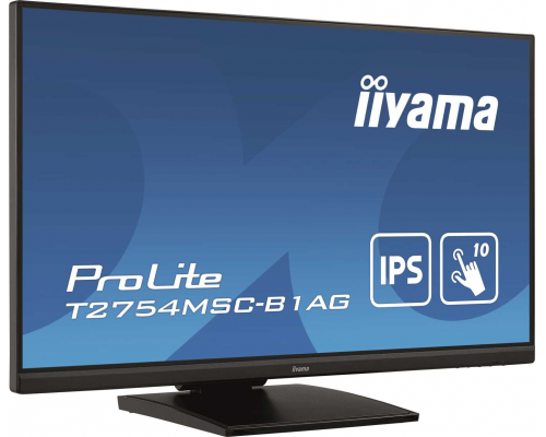 Монитор LCD 27'' [16:9] 1920х1080(FHD) IPS, nonGLARE, TOUCH, 300cd/m2, H178°/V178°, 1000:1, 80M:1, 16.7M, 4ms, VGA, DVI, HDMI, USB-Hub, Height adj, Tilt, Speakers, Webcam, 3Y, Black