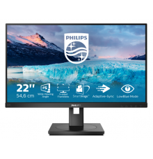 Монитор LCD 21.5'' [16:9] 1920х1080(FHD) IPS, nonGLARE, 250cd/m2, H178°/V178°, 1000:1, 50M:1, 16.7M, 4ms, VGA, DVI, HDMI, DP, Height adj, Tilt, Swivel, Speakers, 3Y, Black                                                                               