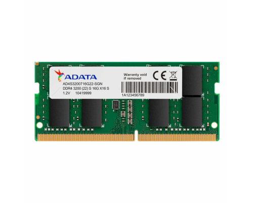 Модуль памяти ADATA 8GB DDR4 3200 SO-DIMM Premier AD4S32008G22-SGN, CL22, 1.2V