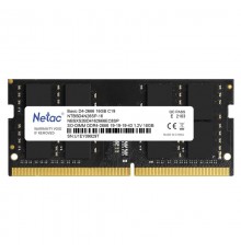 Модуль памяти Netac Basic SO DDR4-2666 16G C19                                                                                                                                                                                                            