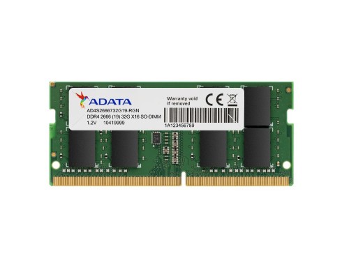 Модуль памяти ADATA 8GB DDR4 2666 SO-DIMM Premier AD4S26668G19-SGN,  CL19, 1.2V