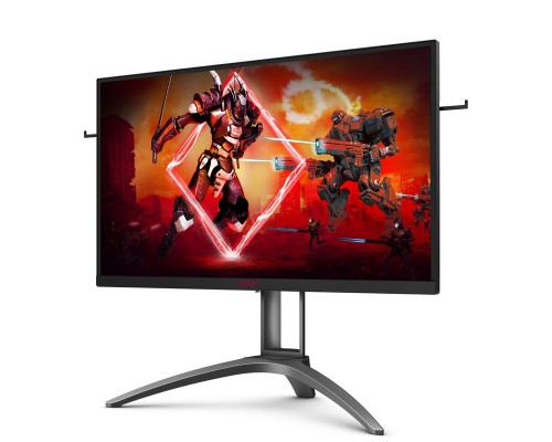 Монитор LCD 27'' [16:9] 2560х1440(WQHD) TN, nonGLARE, Нет, 240 Гц, 400cd/m2, H170°/V160°, 1000:1, 80M:1, 16,7 миллионов цветов, 0,5 ms, 2xHDMI, 2xDP, USB-Hub, Height adj, Pivot, Tilt, Swivel, Speakers, Audio out, 3Y, Black