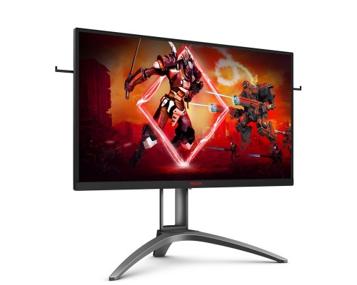 Монитор LCD 27'' [16:9] 2560х1440(WQHD) TN, nonGLARE, Нет, 240 Гц, 400cd/m2, H170°/V160°, 1000:1, 80M:1, 16,7 миллионов цветов, 0,5 ms, 2xHDMI, 2xDP, USB-Hub, Height adj, Pivot, Tilt, Swivel, Speakers, Audio out, 3Y, Black