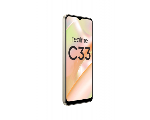 СМАРТФОН REALME RMX3624 (realme C33) 4+128 ГБ ЦВЕТ: ЗОЛОТОЙ (SANDY GOLD)