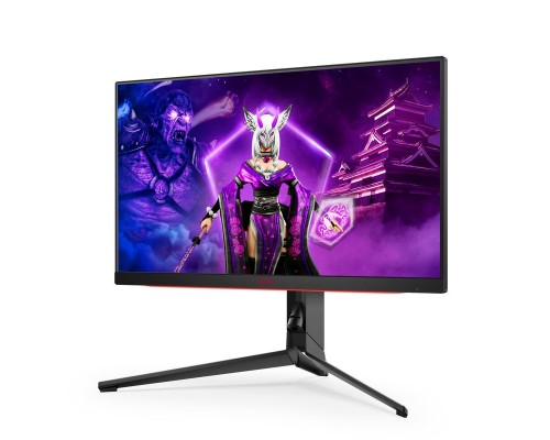 Монитор LCD 27'' 16:9 1920х1080(FHD) IPS, nonGLARE, Нет, 260 Гц, 400cd/m2, H178°/V178°, 1000:1, 80M:1, 16,7 миллионов цветов, 0,5 ms, VGA, 2xHDMI, 2xDP, USB-Hub, Height adj, Tilt, Swivel, Speakers, Curved, 2Y, Black-Red