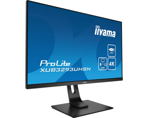 Монитор LCD 31,5'' 16:9 3840х2160 IPS, nonGLARE, 350cd/m2, H178°/V178°, 1000:1, 80М:1, 1,07B Color, 4ms, HDMIx1, DP, USB-Hub, Height adj., Pivot, Tilt, HAS, Speakers, Swivel, 3Y, Black