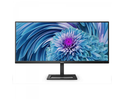 Монитор LCD 34'' 21:9 3440x1440(UWQHD) VA, nonGLARE, 75 Гц, 300cd/m2, H178°/V178°, 4000:1, 80M:1, 16,7 миллионов цветов, 4ms, 2xHDMI, DP, USB-Hub, Height adj, Tilt, Swivel, Speakers, 3Y, Black