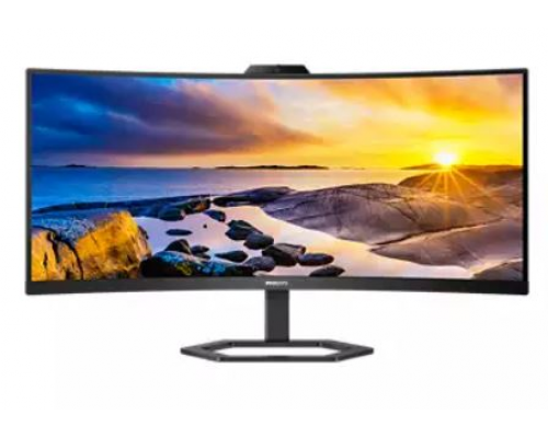 Монитор LCD 34'' 21:9 3440x1440(UWQHD) VA, Curved, nonGLARE, Нет, 100 Гц, 300cd/m2, H178°/V178°, 3000:1, 80M:1, 16,7 миллионов цветов, 4ms, VGA, HDMI, DP, USB-Hub, Height adj, Pivot, Tilt, Swivel, Speakers, 3Y, Black