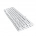 Клавиатура проводная Dareu LK185 White (белый), мембранная, 104 клавиши, EN/RU, 1,5м, размер 440x147x22мм