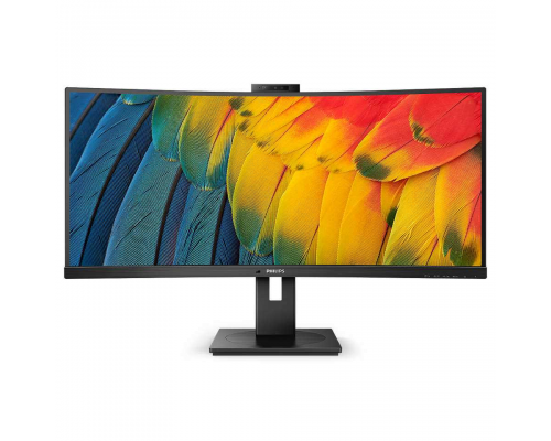 Монитор LCD 34'' 21:9 3440x1440(UWQHD) VA, Curved, nonGLARE,75 Гц, 350cd/m2, H178°/V178°, 3000:1, 50M:1, 16,7 миллионов цветов, 4ms, VGA, HDMI, DP, USB-Hub, Height adj, Pivot, Tilt, Swivel, Speakers, 3Y, Black