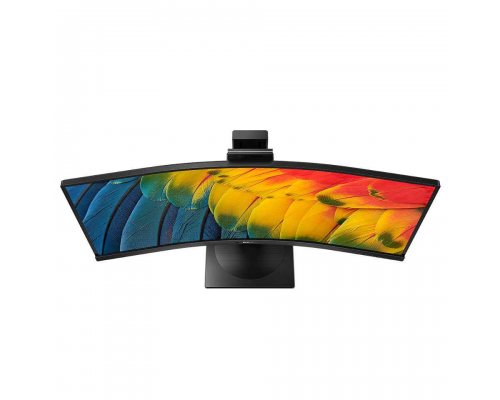 Монитор LCD 34'' 21:9 3440x1440(UWQHD) VA, Curved, nonGLARE,75 Гц, 350cd/m2, H178°/V178°, 3000:1, 50M:1, 16,7 миллионов цветов, 4ms, VGA, HDMI, DP, USB-Hub, Height adj, Pivot, Tilt, Swivel, Speakers, 3Y, Black