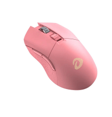 Мышь игровая беспроводная Dareu EM901 Pink (розовый), DPI 600-10000, подсветка RGB, подключение: проводное+2.4GHz, размер 125x67x39мм                                                                                                                     