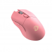 Мышь игровая беспроводная Dareu EM901 Pink (розовый), DPI 600-10000, подсветка RGB, подключение: проводное+2.4GHz, размер 125x67x39мм