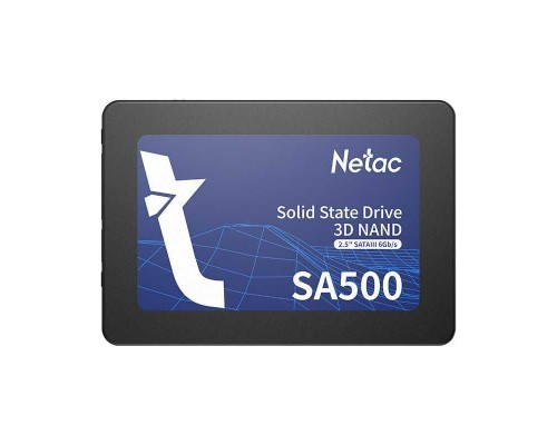 Твердотельный накопитель Netac SA500 2.5 SATAIII 3D NAND SSD 120GB, R/W up to 500/400MB/s 3Y