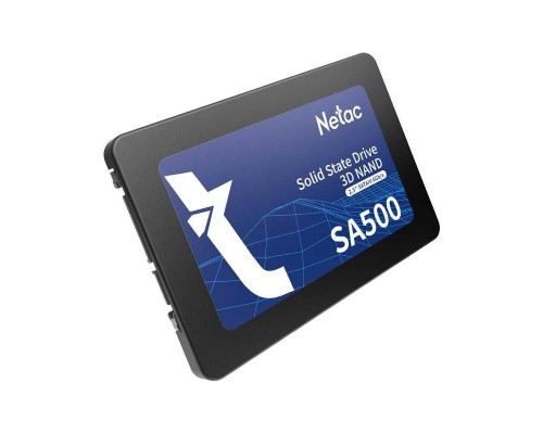 Твердотельный накопитель Netac SA500 2.5 SATAIII 3D NAND SSD 120GB, R/W up to 500/400MB/s 3Y