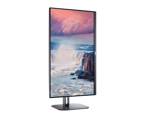 Монитор LCD 27'' 16:9 1920х1080(FHD) IPS, nonGLARE, 75 Гц, 300cd/m2, H178°/V178°, 1000:1, 20M:1, 16,7 миллионов цветов, 1ms, VGA, HDMI, DP, USB-Hub, Height adj, Tilt, Swivel, Speakers, 2Y, Black