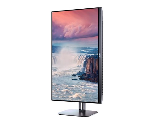 Монитор LCD 27'' 16:9 1920х1080(FHD) IPS, nonGLARE, 75 Гц, 300cd/m2, H178°/V178°, 1000:1, 20M:1, 16,7 миллионов цветов, 1ms, VGA, HDMI, DP, USB-Hub, Height adj, Tilt, Swivel, Speakers, 2Y, Black