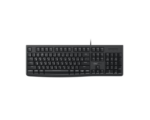 Комплект проводной Dareu MK185 Black (черный), клавиатура LK185 (мембранная, 104кл, EN/RU, 1,5м) + мышь LM103 (1,58м), USB