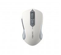 Мышь беспроводная Dareu LM115B Gray-White (серый/белый), DPI 800/1200/1600, подключение: ресивер 2.4GHz + Bluetooth, размер 107x59x38мм                                                                                                                   