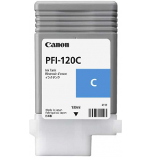 Картридж Canon PFI-120C (cyan), 130 мл для TM-200/205/300/305                                                                                                                                                                                             