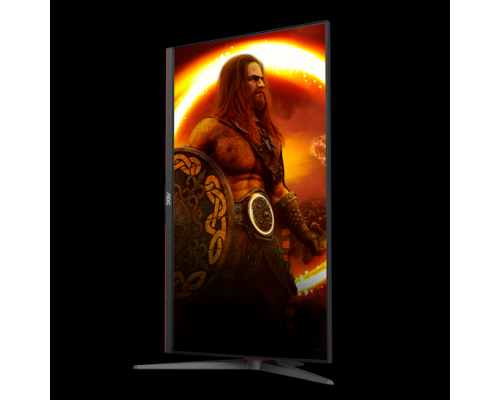 Монитор LCD 28'' [16:9] 3840x2160(UHD 4K) IPS, nonGLARE, 370 cd/m?, H178°/V178°, 1000:1, 80M:1, 16.7M, 1ms, VGA, 2xHDMI, 2xDP, USB-Hub, Height adj, Tilt, Swivel, Speakers, Audio out, 3Y, Black-Red