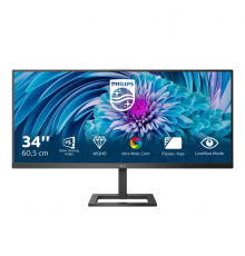 Монитор LCD 34'' [21:9] 3440x1440(UWQHD) IPS, Curved, nonGLARE, 300cd/m2, H178°/V178°, 1000:1, 80M:1, 16.7M, 4ms, VGA, 2xHDMI, DP, Height adj, Tilt, Swivel, Speakers, 3Y, Black                                                                          