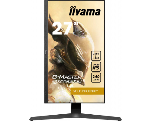 Монитор LCD 27'' 16:9 2560x1440(FHD) IPS, nonGLARE, 400cd/m2, H178°/V178°, 1000:1, 80M:1, 16.7M, 0,4 ms, VGA, HDMI, DP, USB-Hub, Height adj, Pivot, Tilt, Swivel, Speakers, Swivel, 3Y, Black