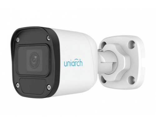 IP-камера Uniarch 4МП уличная цилиндрическая с фиксированным объективом  2.8 мм, ИК подсветка до 30 м., матрица 1/2.7