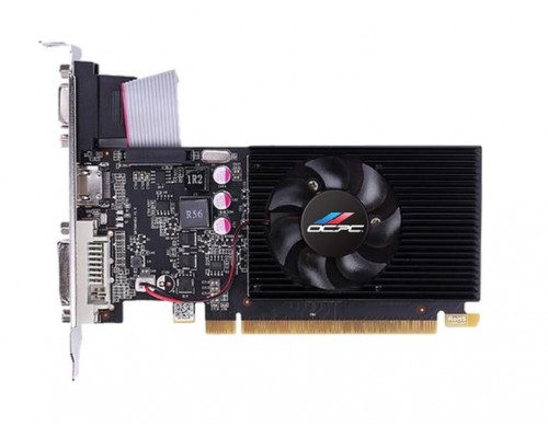Видеокарта OCPC OCVNGT730G2 NVIDIA GeForce GT 730 2 ГБ, 128-bit, DDR3, PCI-E 4.0, 700 MHz, HDMI, DVI, VGA