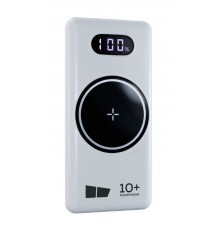 Внешний аккумулятор More choice PB70S-10 White 10000 mAh, 2х USB/microUSB/USB Type-C, QC3, LED-дисплей, 5 Вт, Li-Pol, белый                                                                                                                               