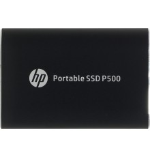 Внешний накопитель SSD HP P500 Series 7NL53AA 500Gb, USB 3.2 Gen2, чтение  370 Мб/сек, запись  200 Мб/сек, 300 TBW, black                                                                                                                                 
