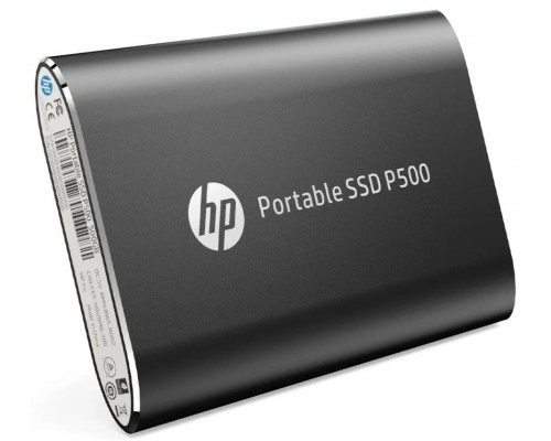 Внешний накопитель SSD HP P500 Series 7NL53AA 500Gb, USB 3.2 Gen2, чтение  370 Мб/сек, запись  200 Мб/сек, 300 TBW, black