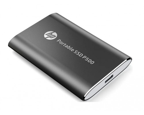 Внешний накопитель SSD HP P500 Series 7NL53AA 500Gb, USB 3.2 Gen2, чтение  370 Мб/сек, запись  200 Мб/сек, 300 TBW, black