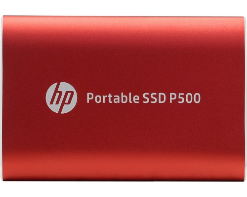 Внешний накопитель SSD HP P500 Series 1F5P5AA 1.0Tb, USB 3.2 Gen2, чтение  420 Мб/сек, запись  420 Мб/сек, 500 TBW, red