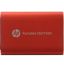 Внешний накопитель SSD HP P500 Series 7PD49AA 250Gb, USB 3.2 Gen2, чтение  370 Мб/сек, запись  200 Мб/сек, 100 TBW, red                                                                                                                                   
