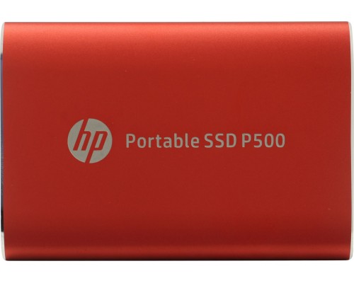 Внешний накопитель SSD HP P500 Series 7PD49AA 250Gb, USB 3.2 Gen2, чтение  370 Мб/сек, запись  200 Мб/сек, 100 TBW, red