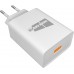 Зарядное устройство СЗУ More choice NC52QCm white 1х USB, 3.0A, QC3.0, с кабелем micro USB, USB-фонарик, белый