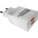 Зарядное устройство СЗУ More choice NC24m white 2х USB, 2.1А, с кабелем micro USB, держатель для кабеля, белый