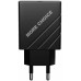 Зарядное устройство СЗУ More choice NC51QC black 18 Вт, USB, 3.0A, QC3.0, USB-фонарик, черный