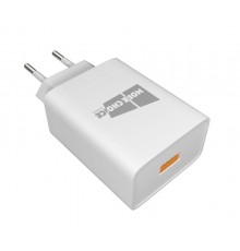 Зарядное устройство СЗУ More choice NC52QCa white 1х USB, 3.0A, QC3.0, с кабелем USB type-C, USB-фонарик, белый                                                                                                                                           