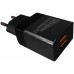 Зарядное устройство СЗУ More choice NC24i black 2х USB, 2.1А, с кабелем Lightning 8-pin, держатель для кабеля, черный