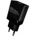 Зарядное устройство СЗУ More choice NC24i black 2х USB, 2.1А, с кабелем Lightning 8-pin, держатель для кабеля, черный