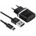 Зарядное устройство СЗУ More choice NC22i black 2х USB, 2.4А, с кабелем Lightning 8-pin, держатель для кабеля, черный