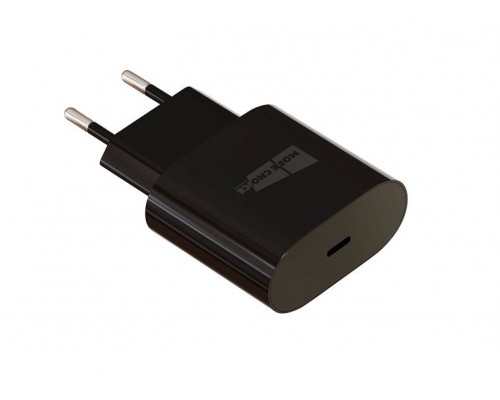 Зарядное устройство СЗУ More choice NC70S black, 20 Вт, Power Delivery, 1 х USB Type-C, 5 B - 3 A, черный